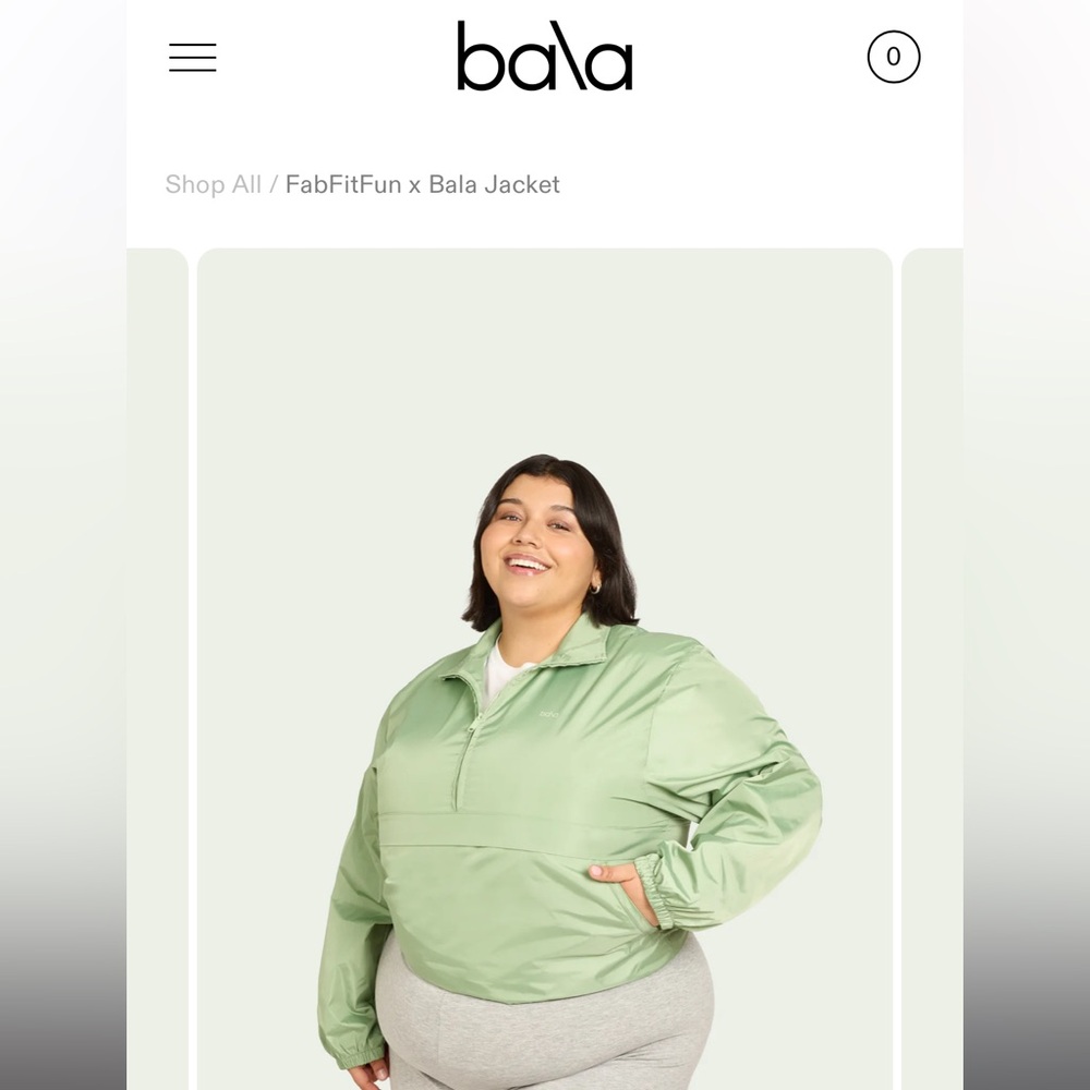 Bala Light Green Pullover Jacket